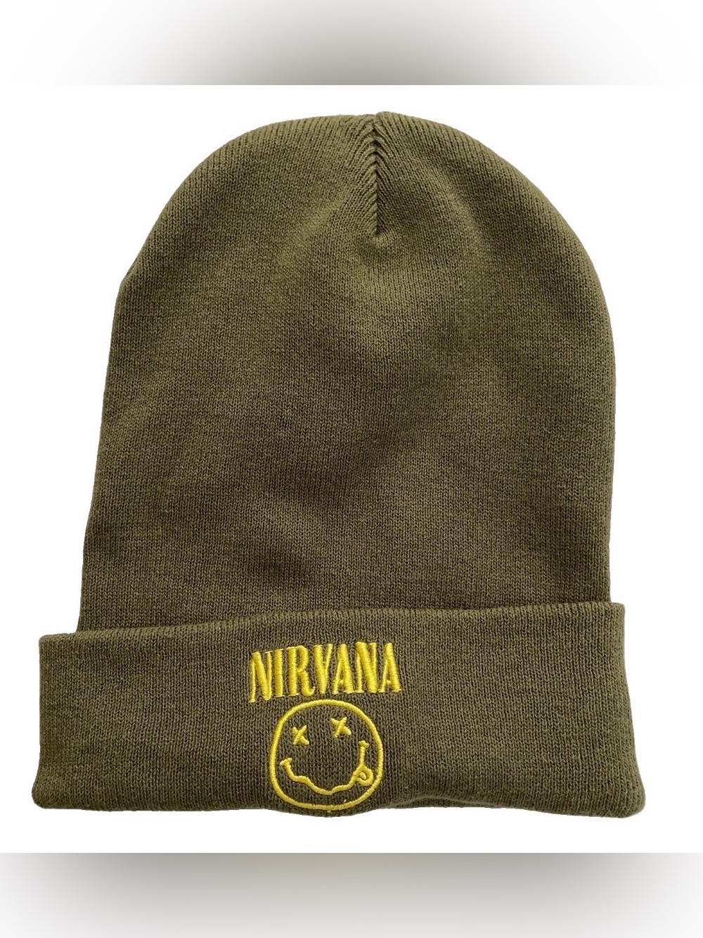 PACSUN Nirvana Knit Beanie Hat Unisex O/S EUC